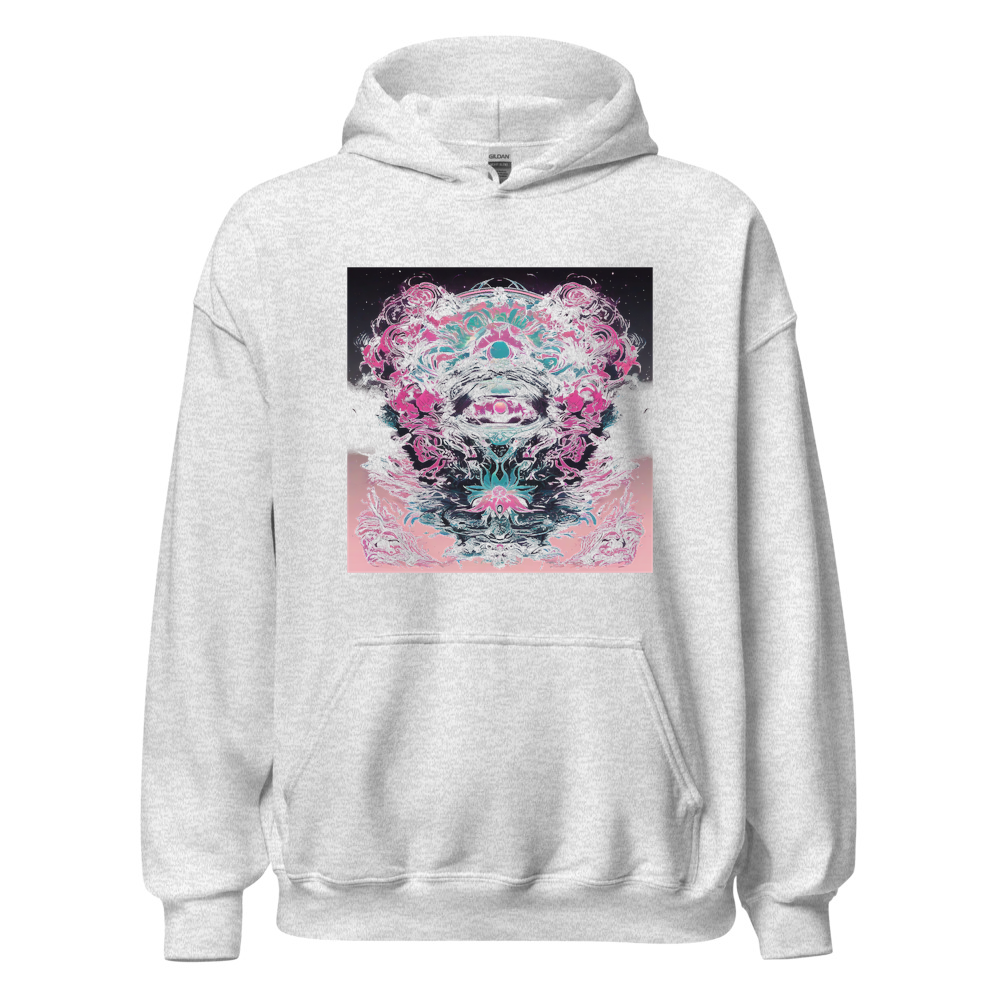 Ash Hoodie with print art