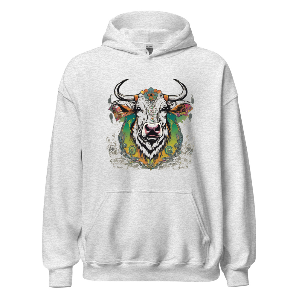 Ash Hoodie with print art