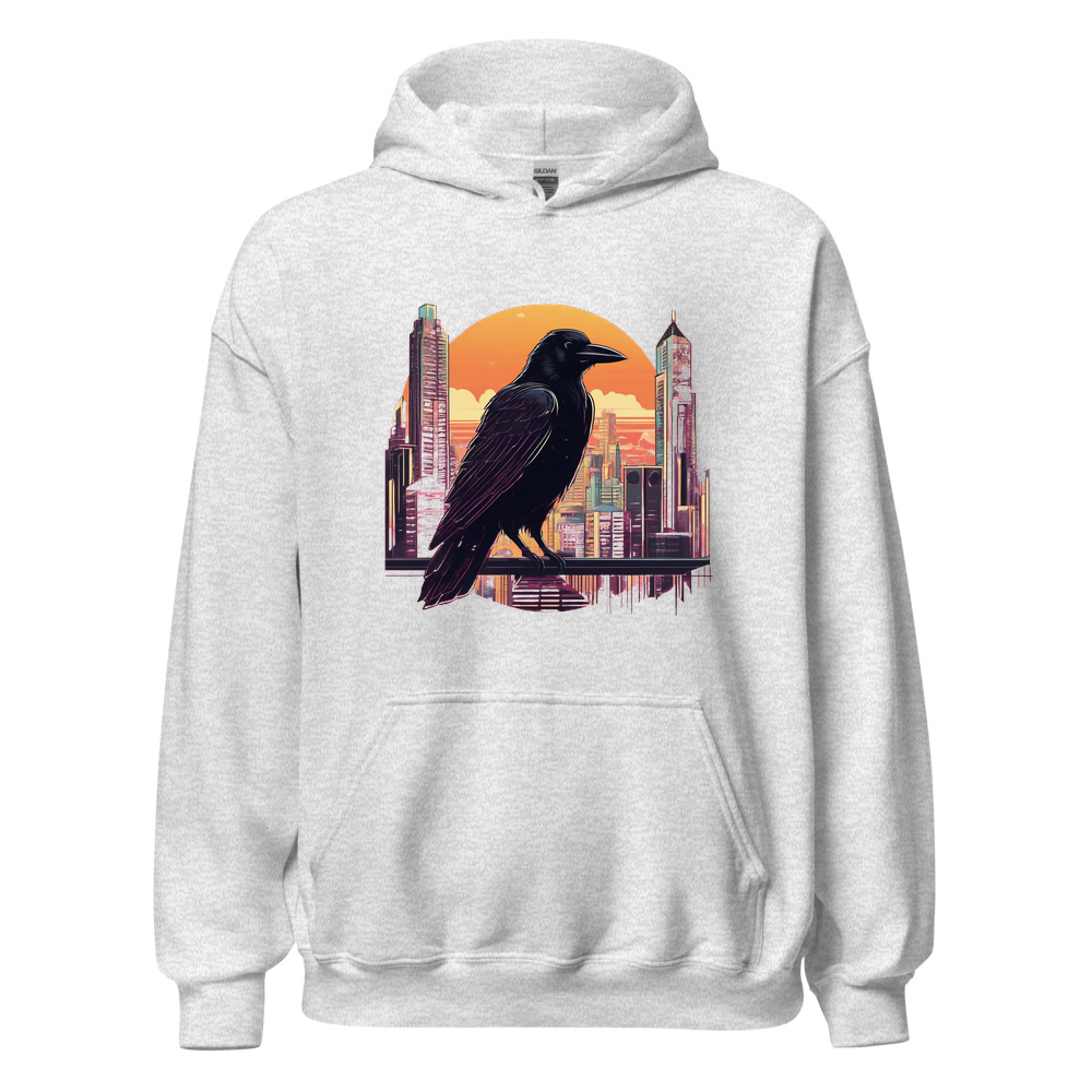 Ash Hoodie with print art