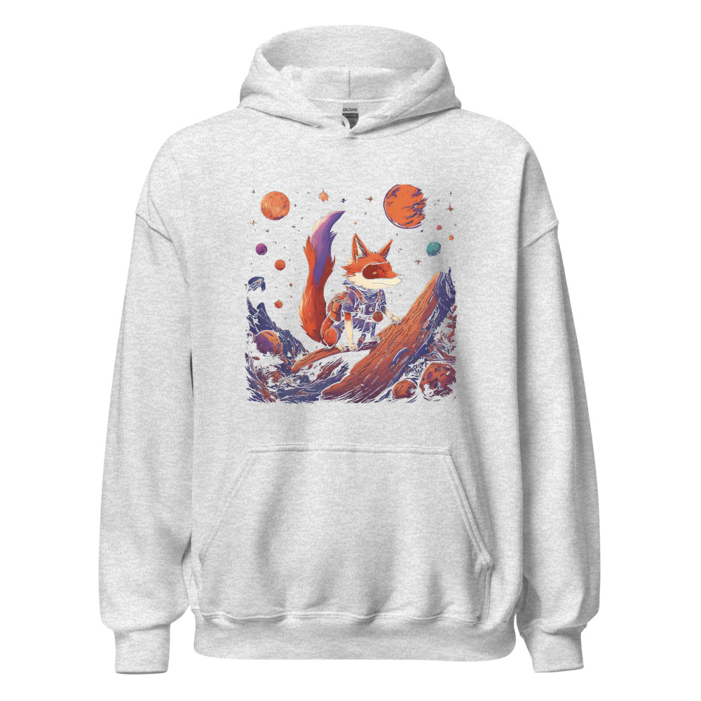 Ash Hoodie with print art