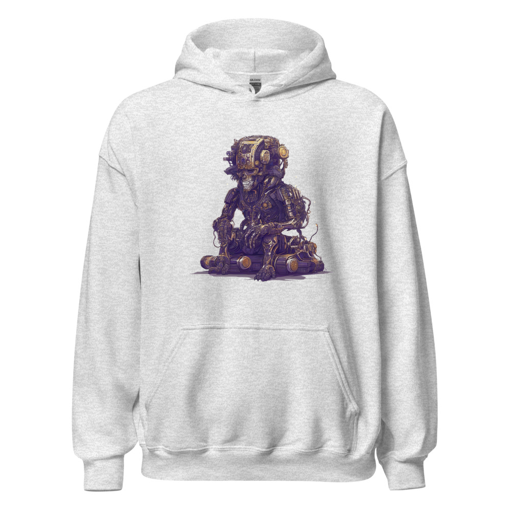 Ash Hoodie with print art
