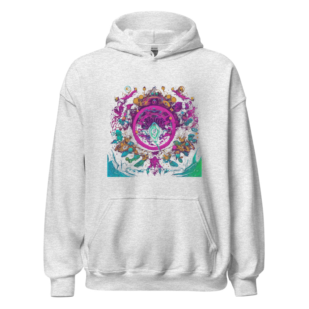 Ash Hoodie with print art
