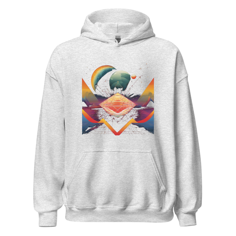Ash Hoodie with print art