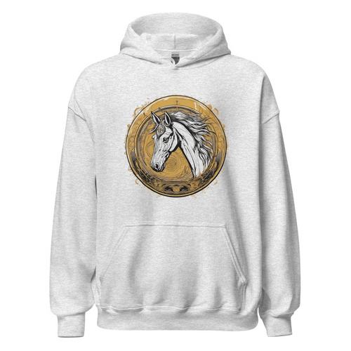 Ash Hoodie with print art