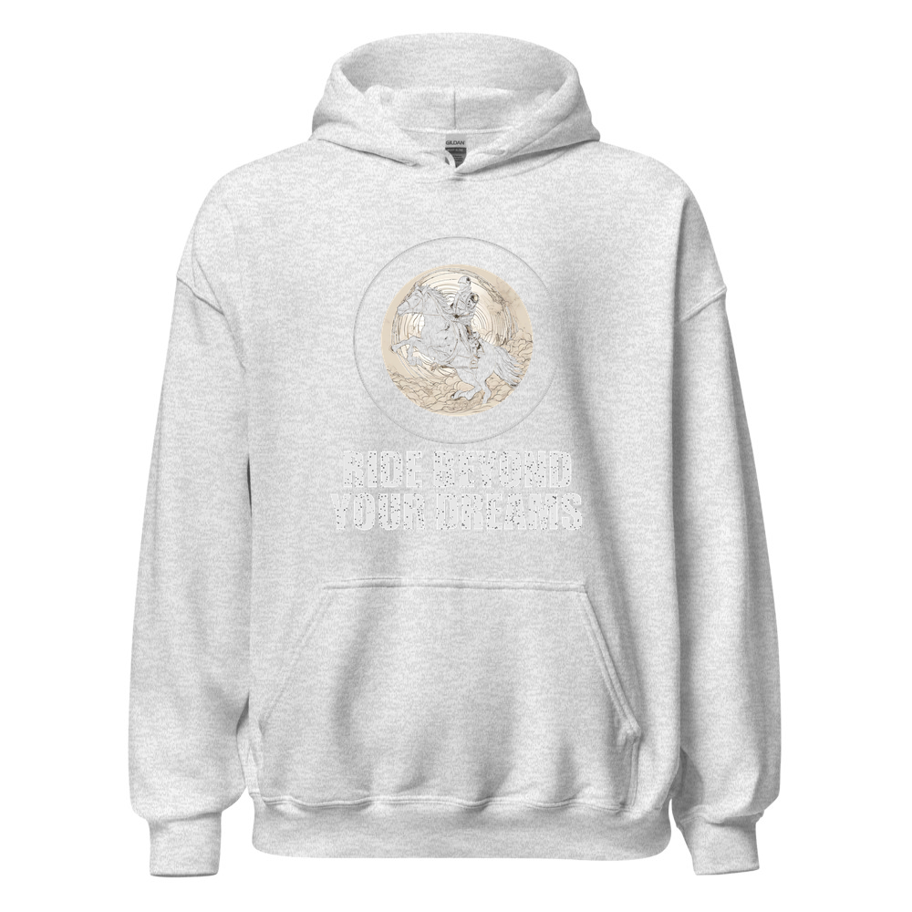 Ash Hoodie with print art
