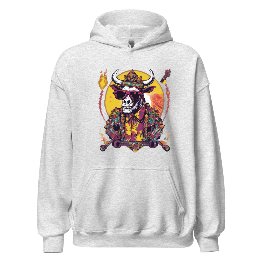 Ash Hoodie with print art