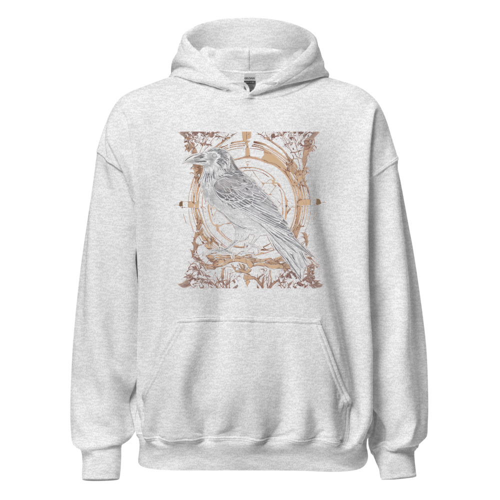 Ash Hoodie with print art