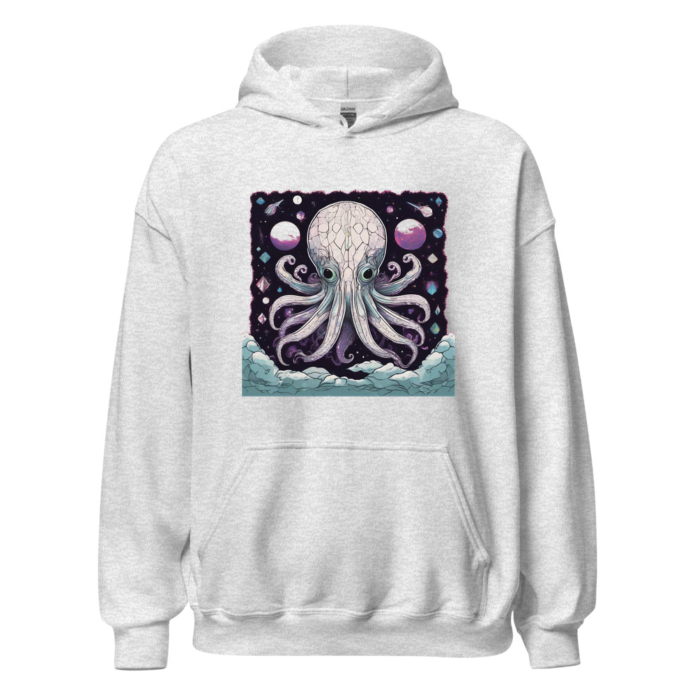 Ash Hoodie with print art