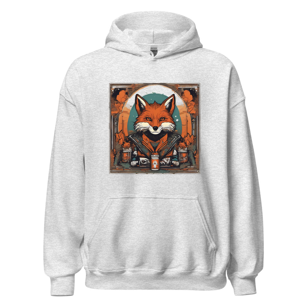 Ash Hoodie with print art