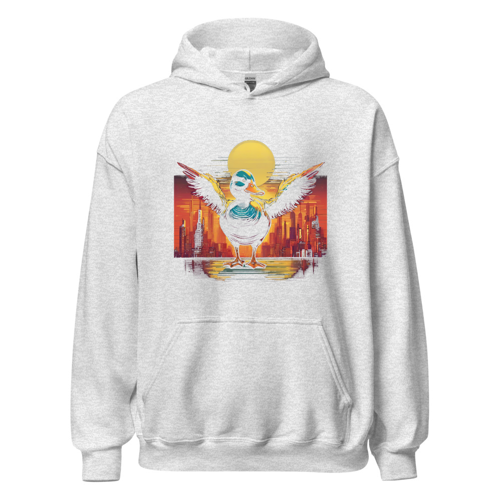 Ash Hoodie with print art