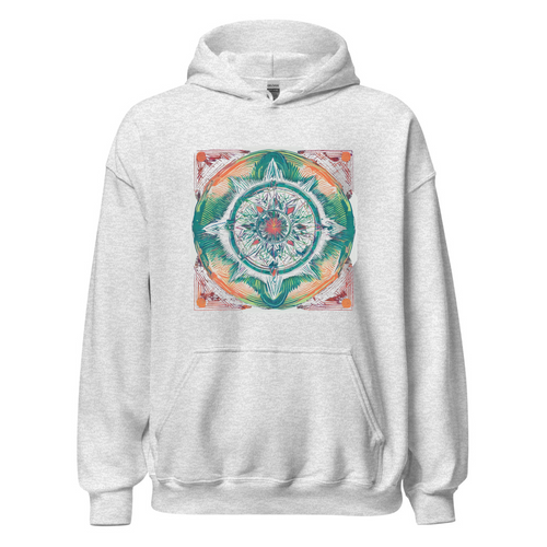 Ash Hoodie with print art
