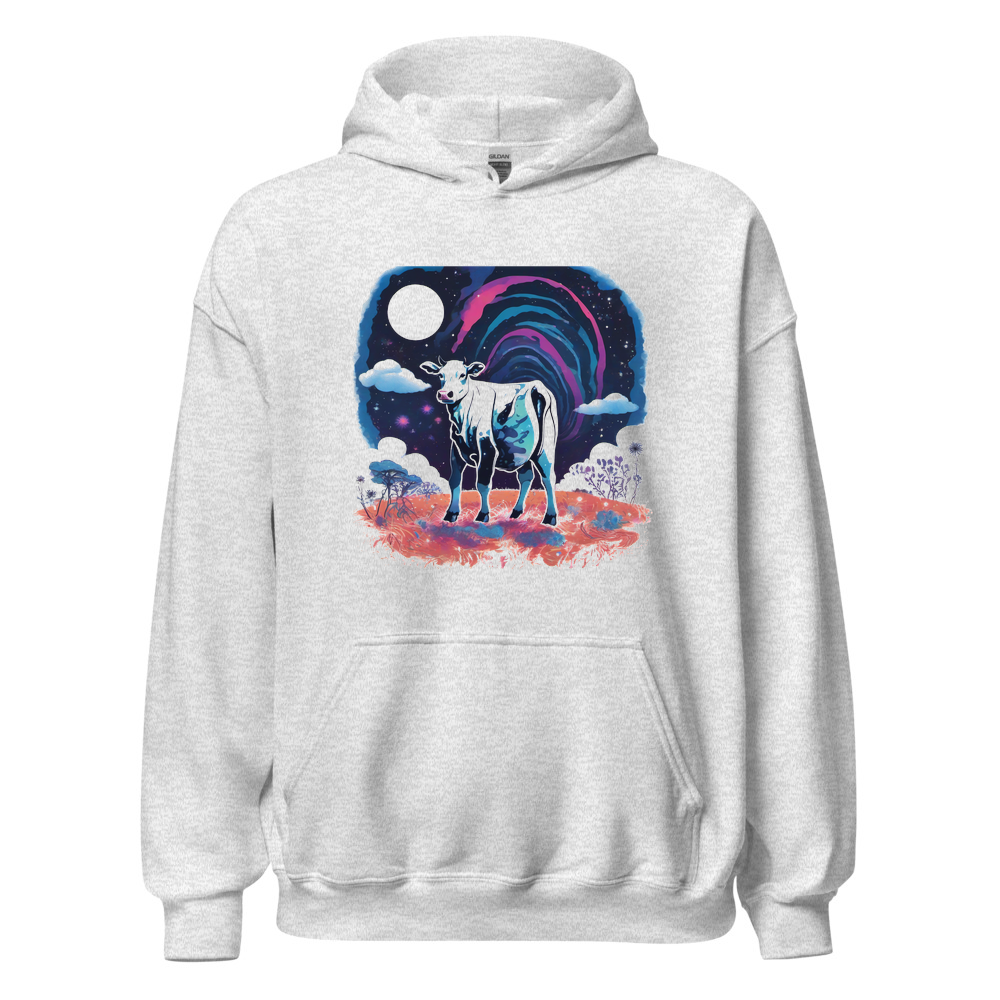 Ash Hoodie with print art
