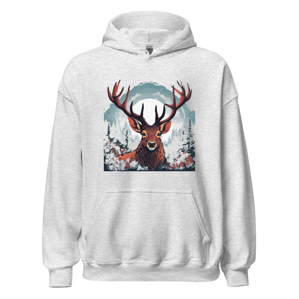 Ash Hoodie with print art