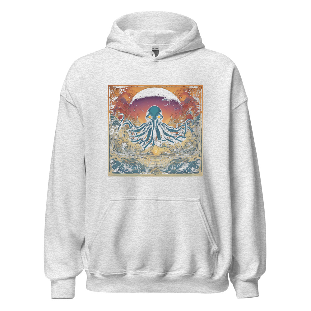 Ash Hoodie with print art