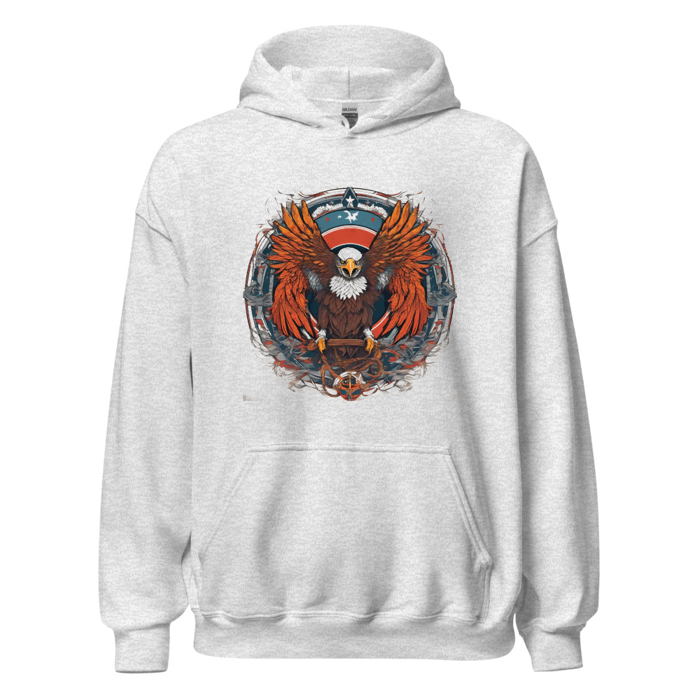 Ash Hoodie with print art