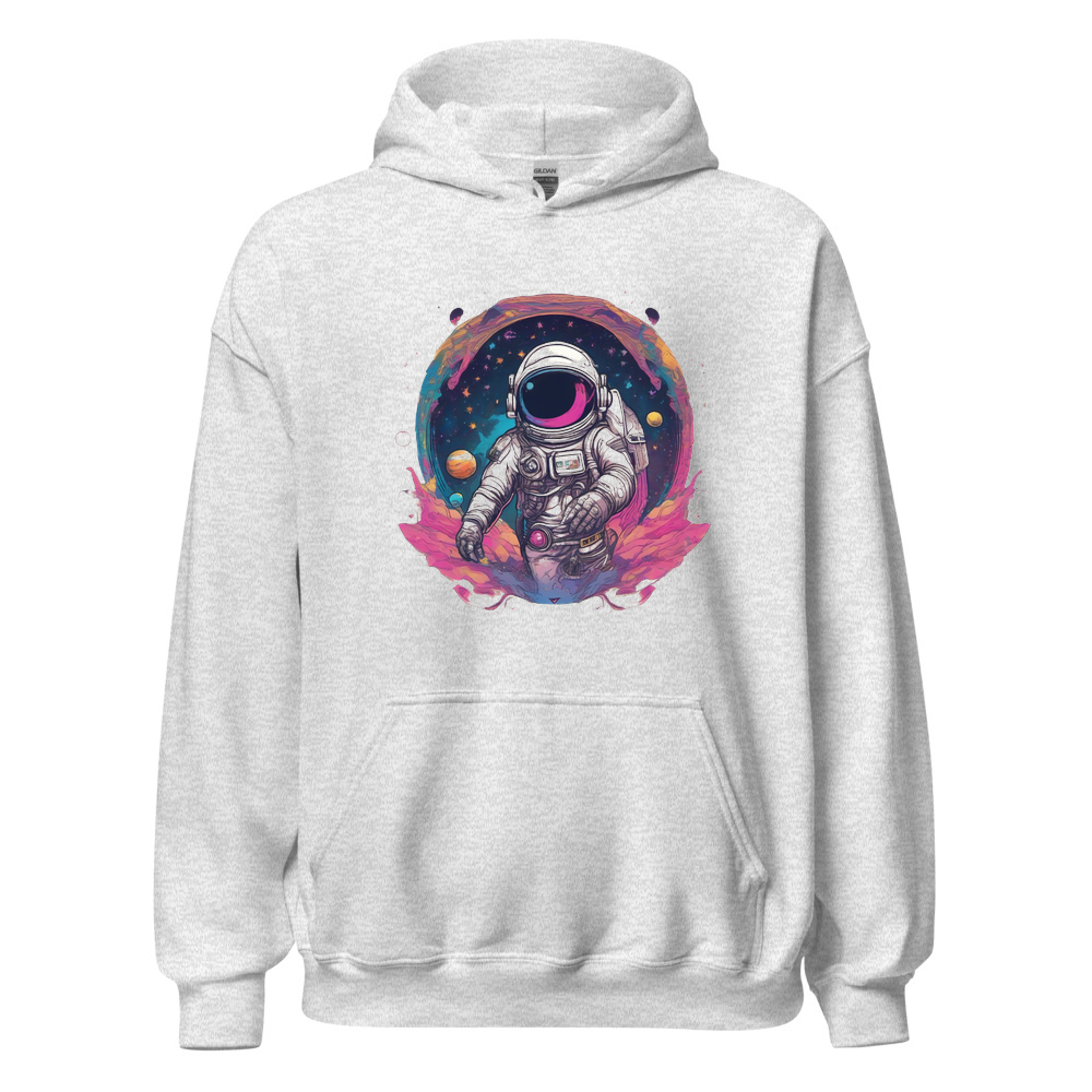 Ash Hoodie with print art