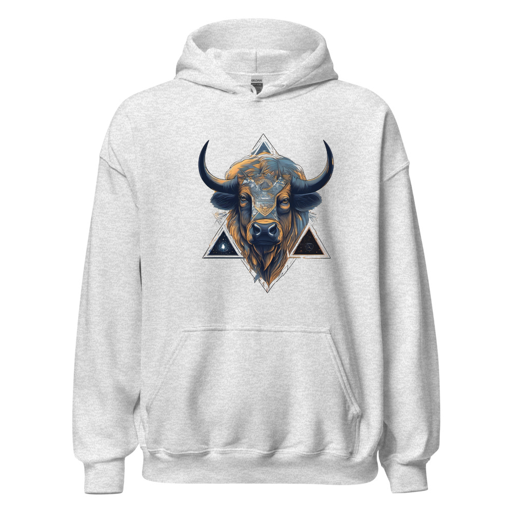 Ash Hoodie with print art