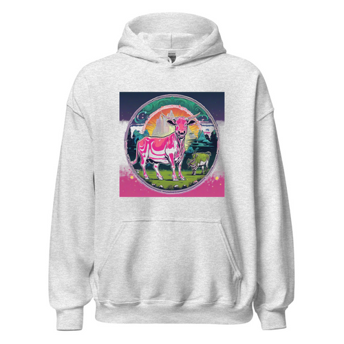 Ash Hoodie with print art