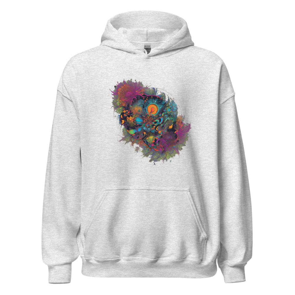 Ash Hoodie with print art