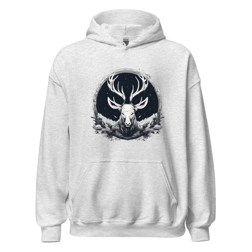 Ash Hoodie with print art