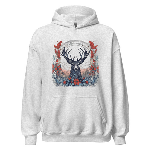 Ash Hoodie with print art