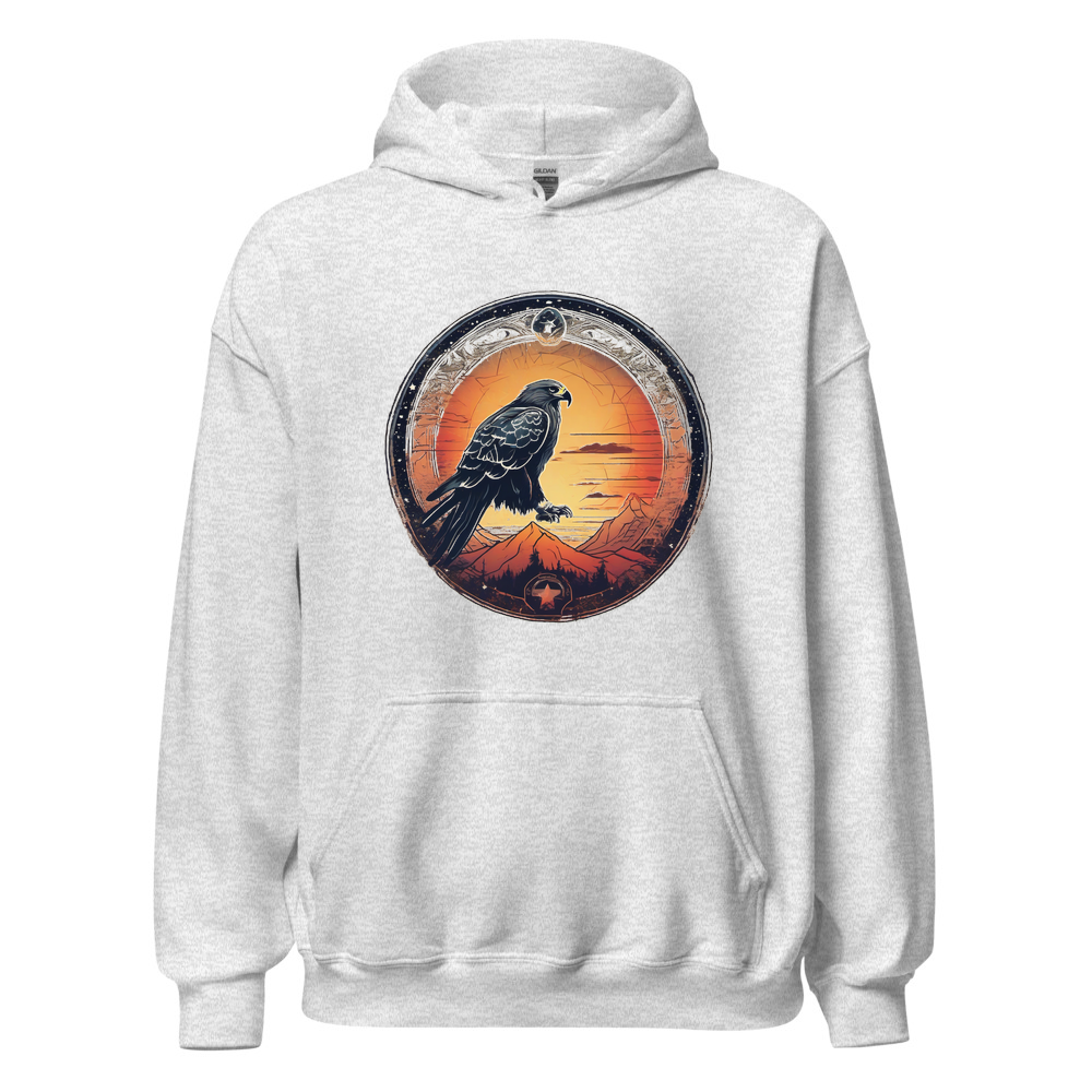 Ash Hoodie with print art