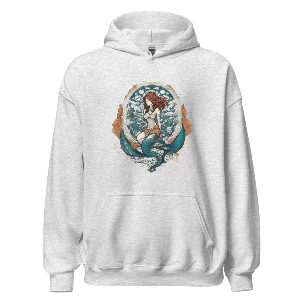 Ash Hoodie with print art