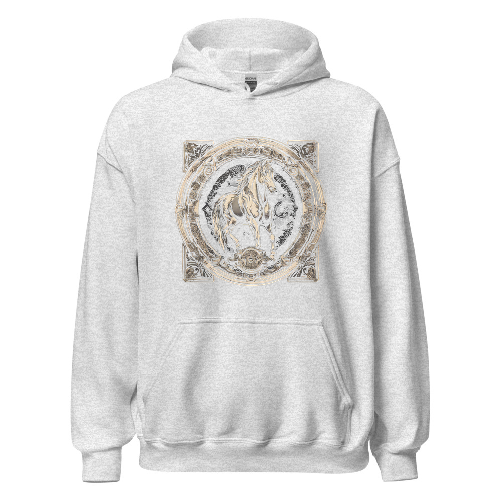 Ash Hoodie with print art
