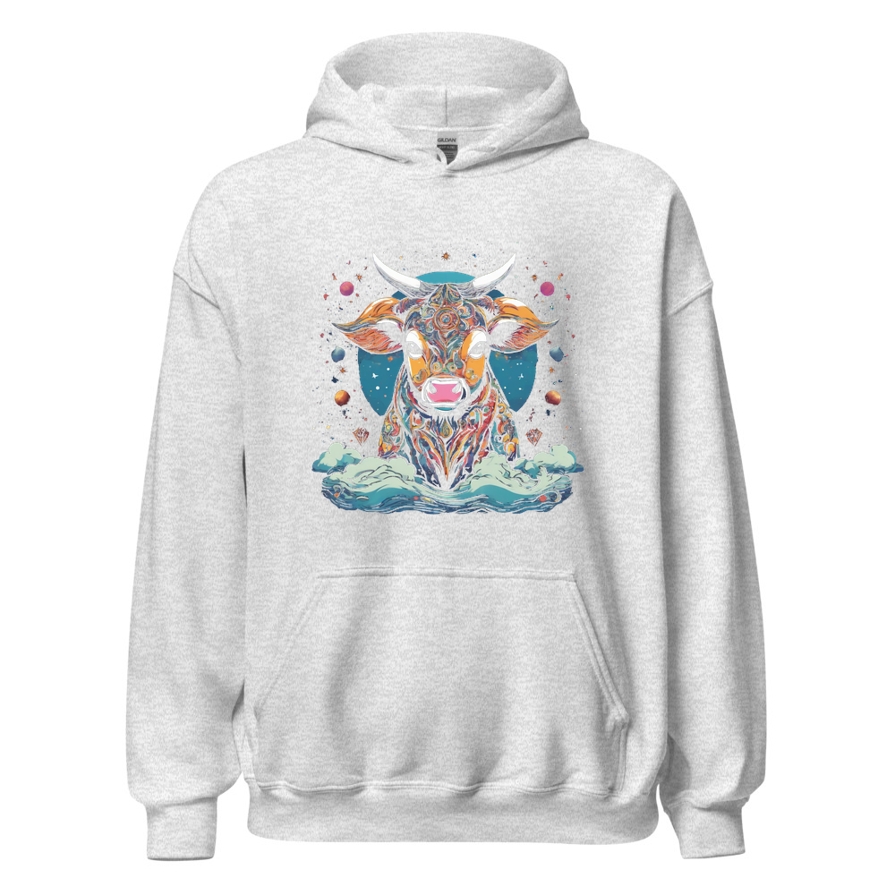 Ash Hoodie with print art