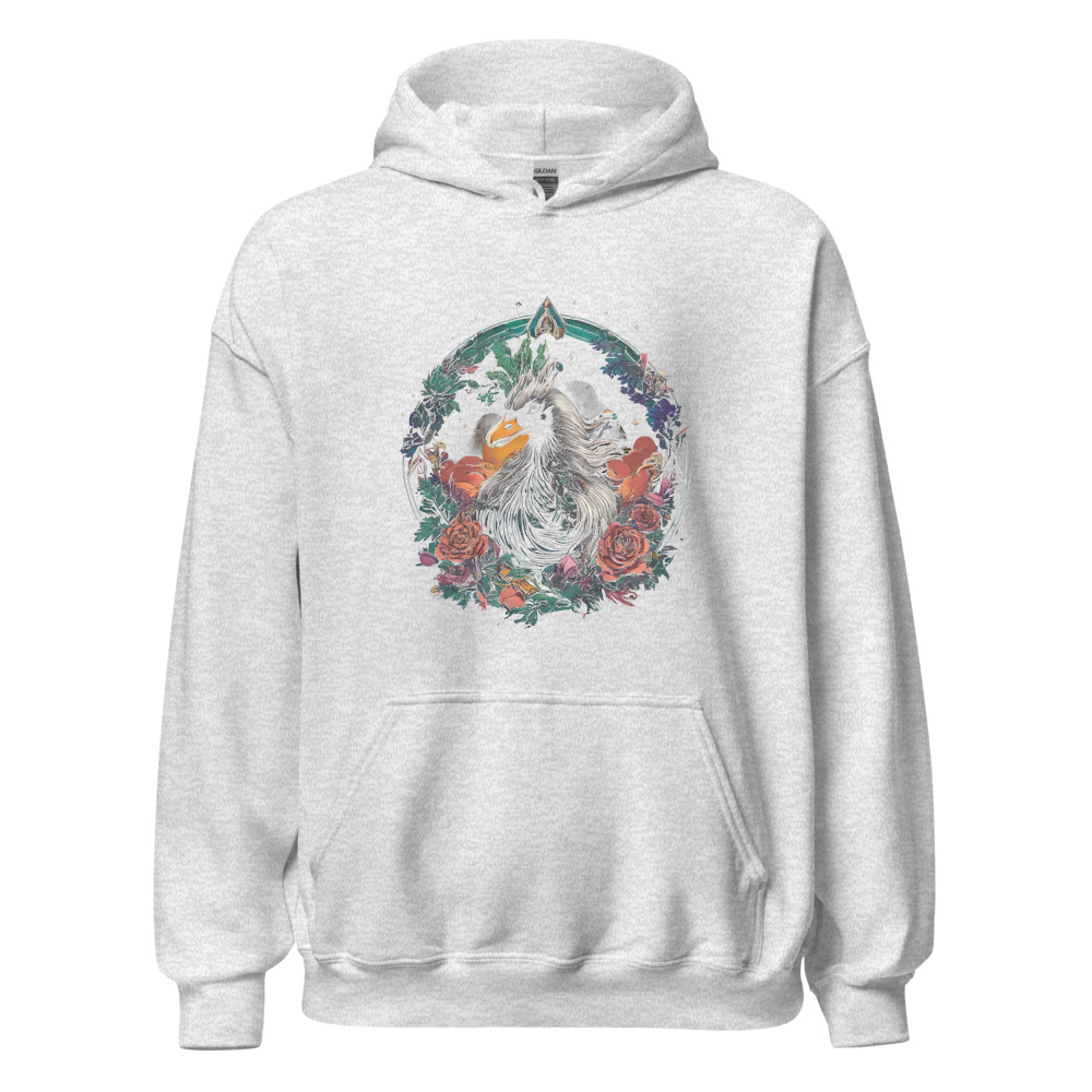 Ash Hoodie with print art