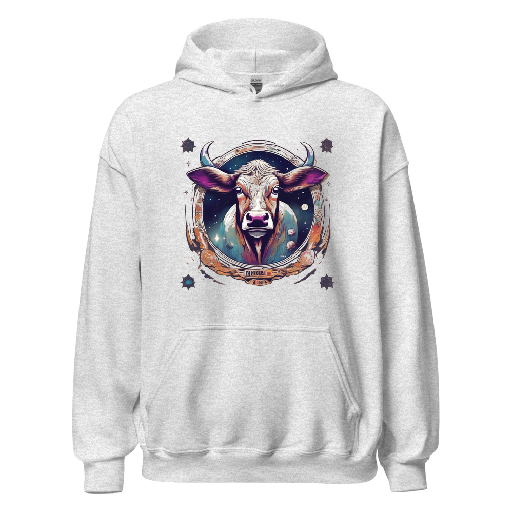 Ash Hoodie with print art