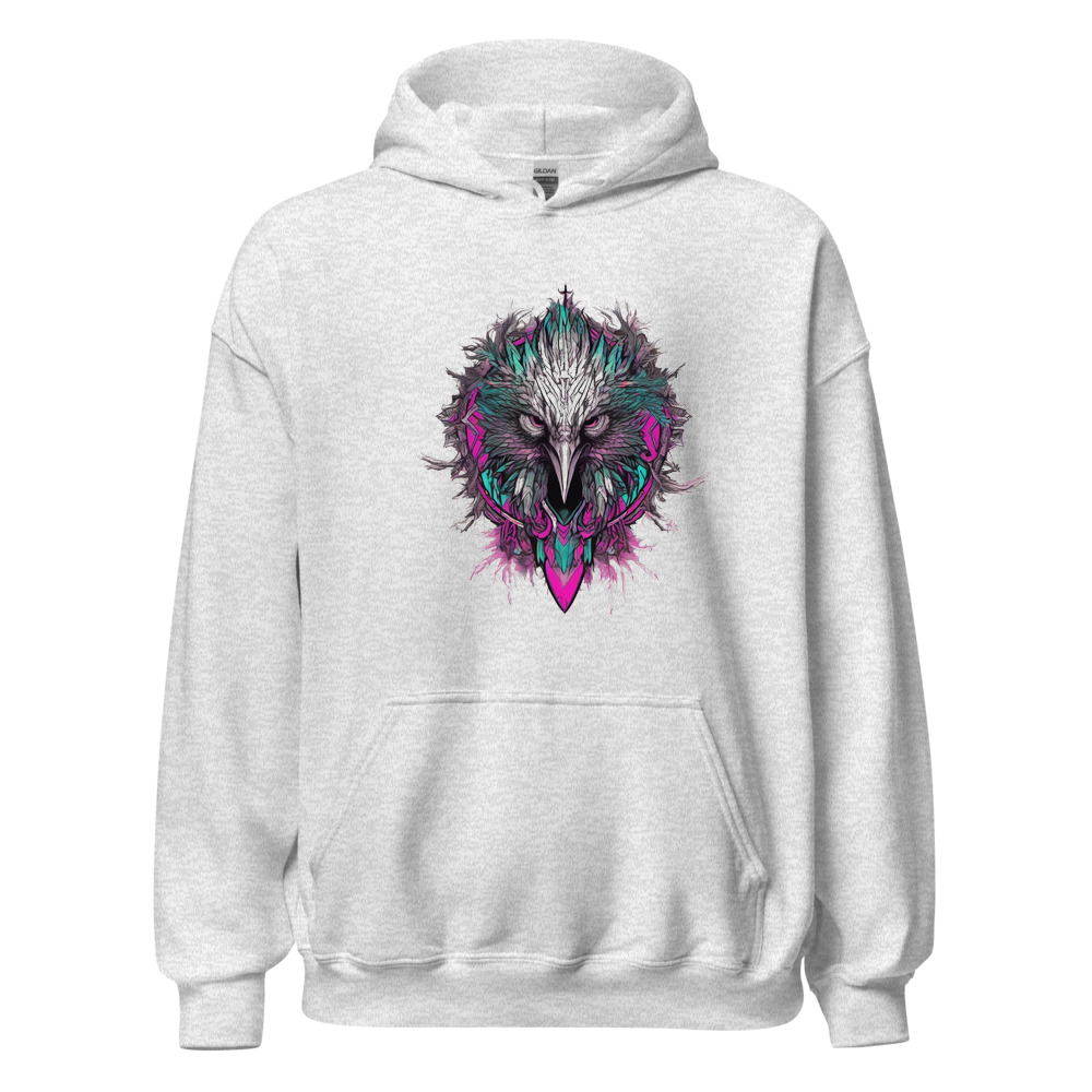 Ash Hoodie with print art