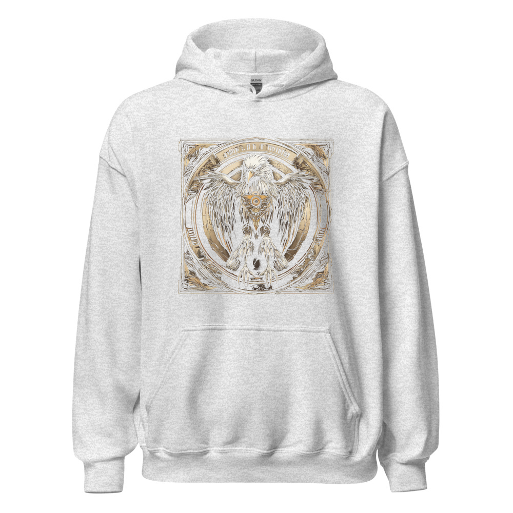 Ash Hoodie with print art