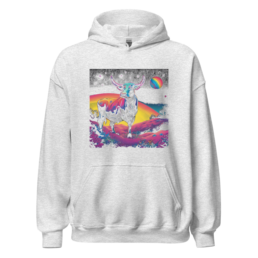 Ash Hoodie with print art
