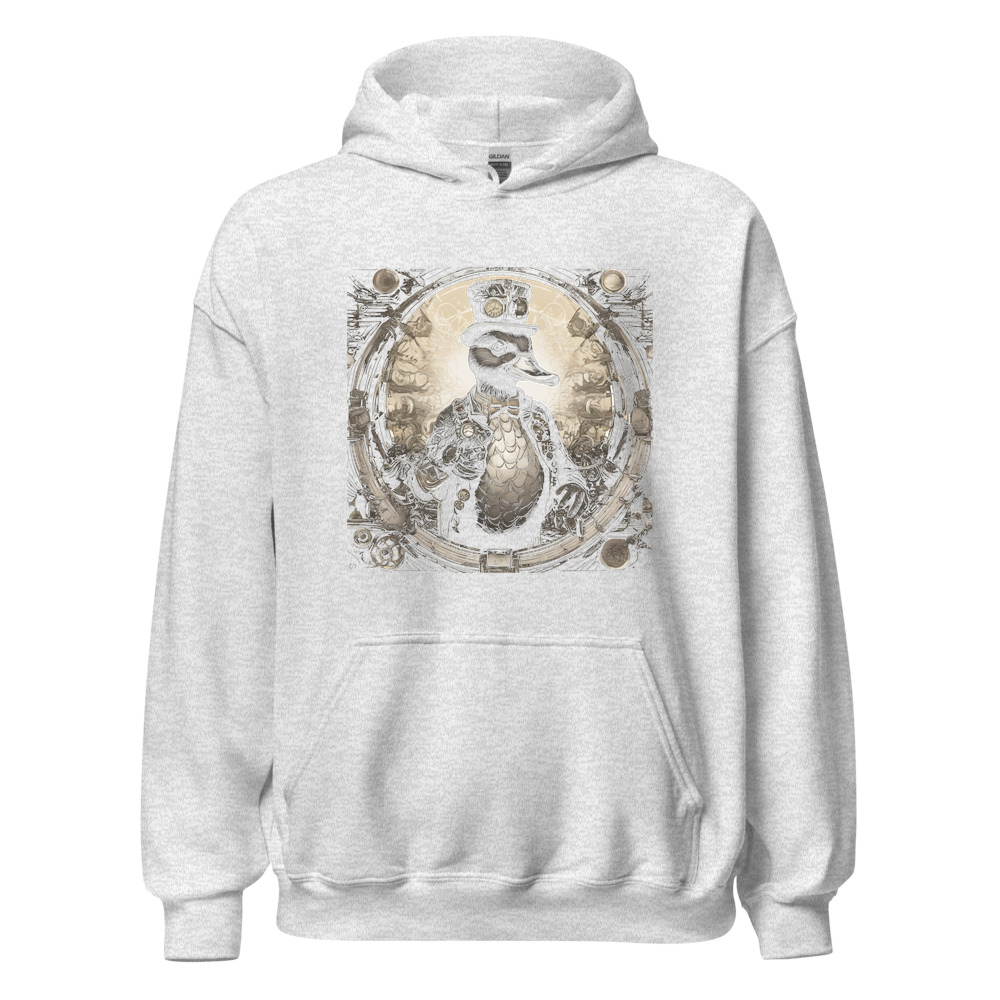 Ash Hoodie with print art