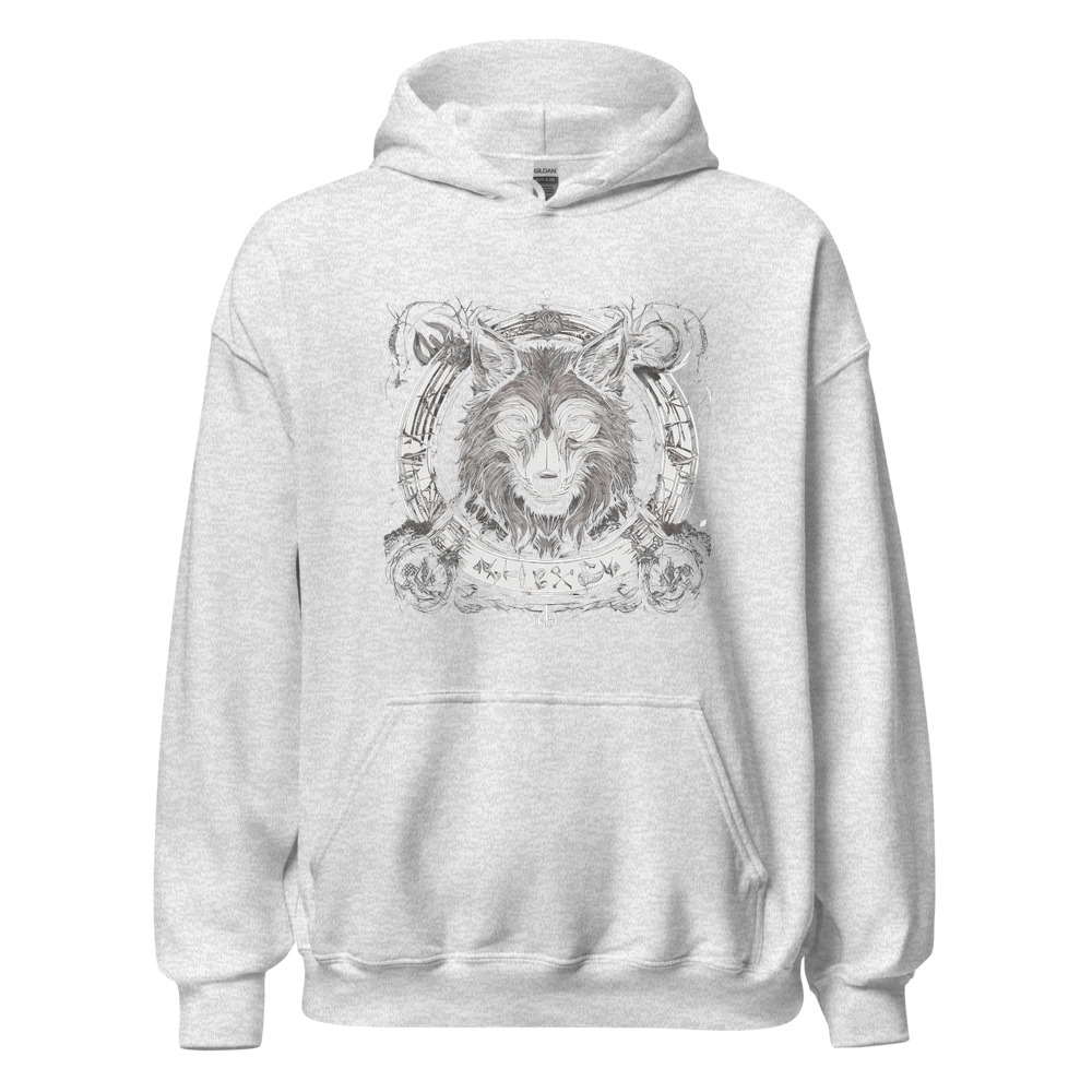 Ash Hoodie with print art