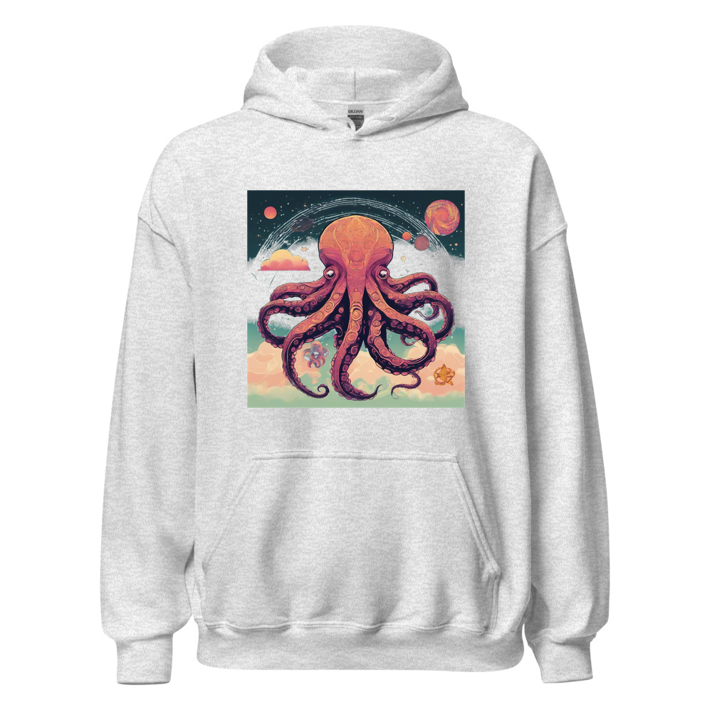 Ash Hoodie with print art