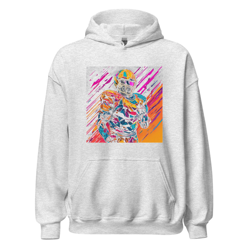 Ash Hoodie with print art