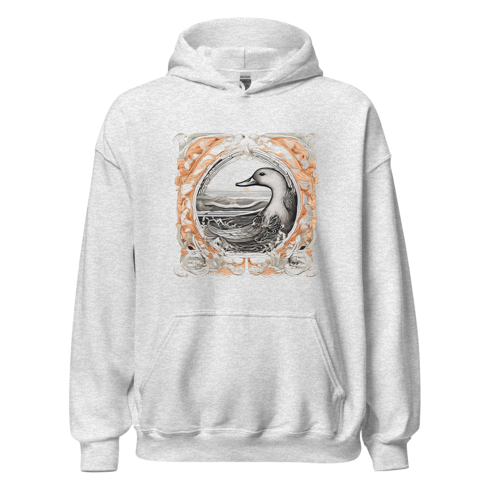 Ash Hoodie with print art