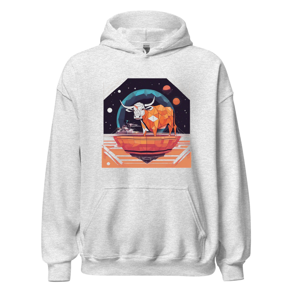 Ash Hoodie with print art