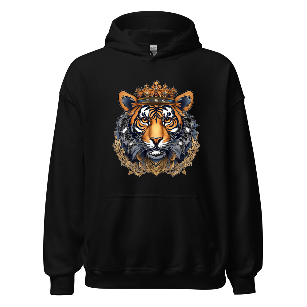 Black Hoodie with print art