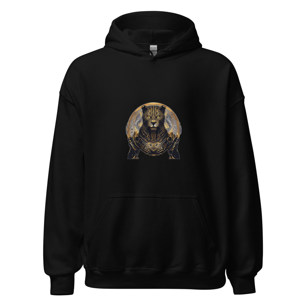 Black Hoodie with print art