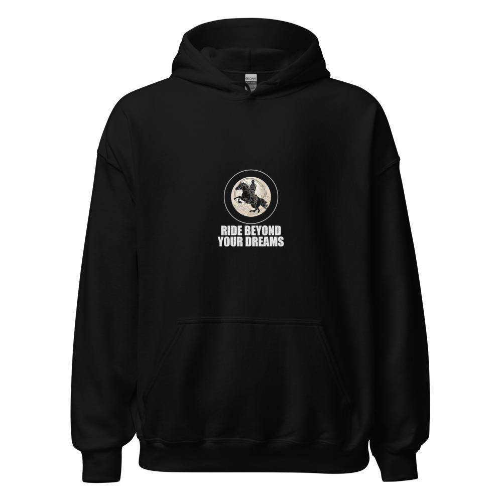Black Hoodie with print art