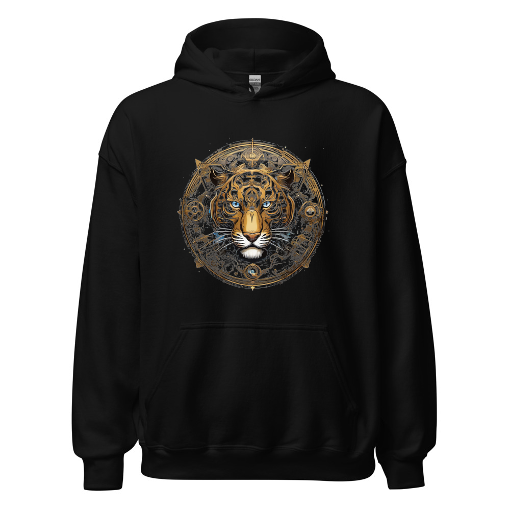 Black Hoodie with print art