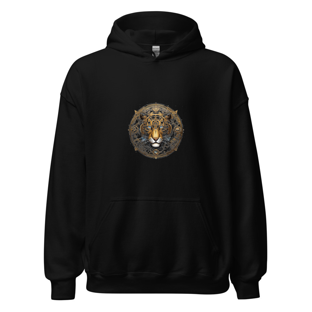 Black Hoodie with print art