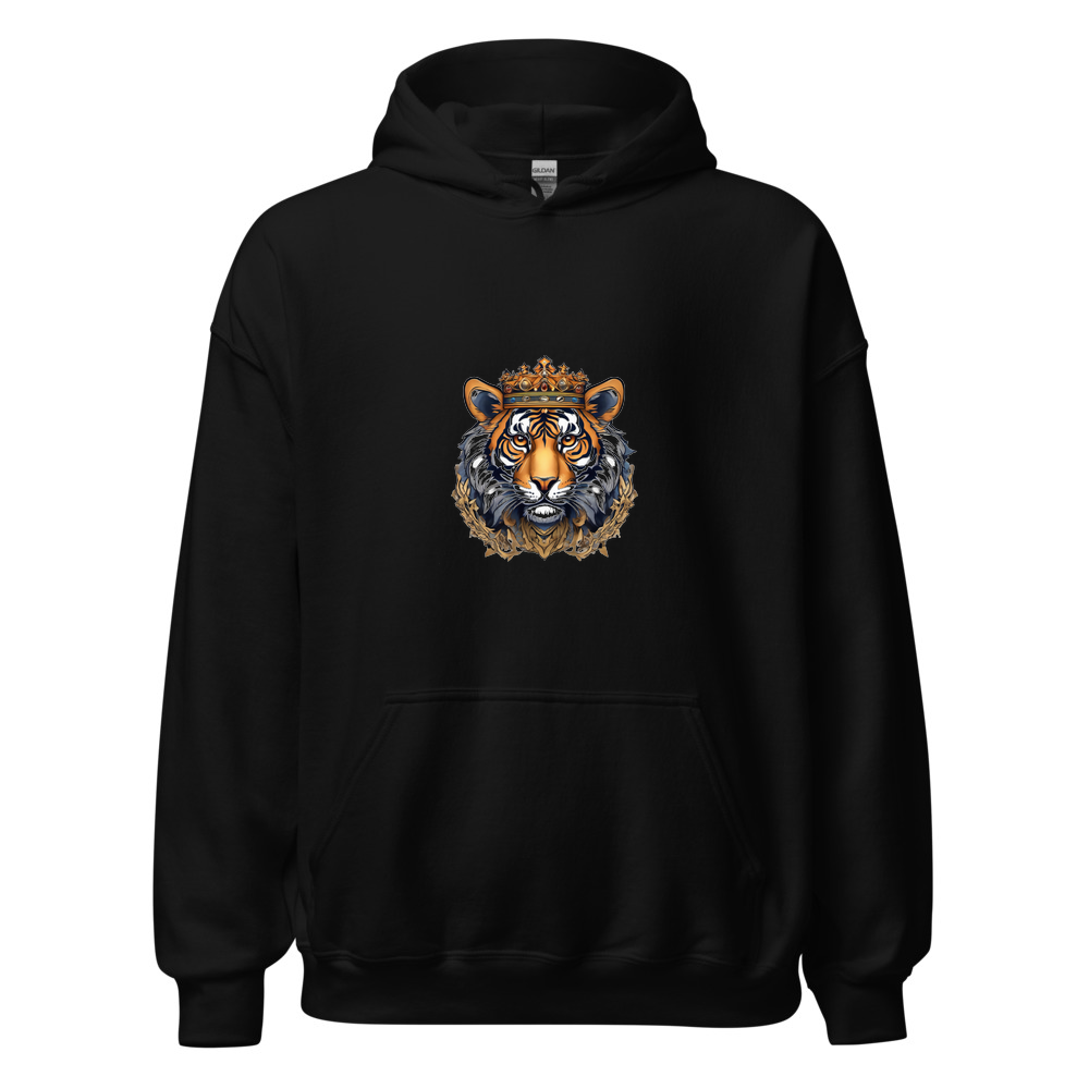 Black Hoodie with print art