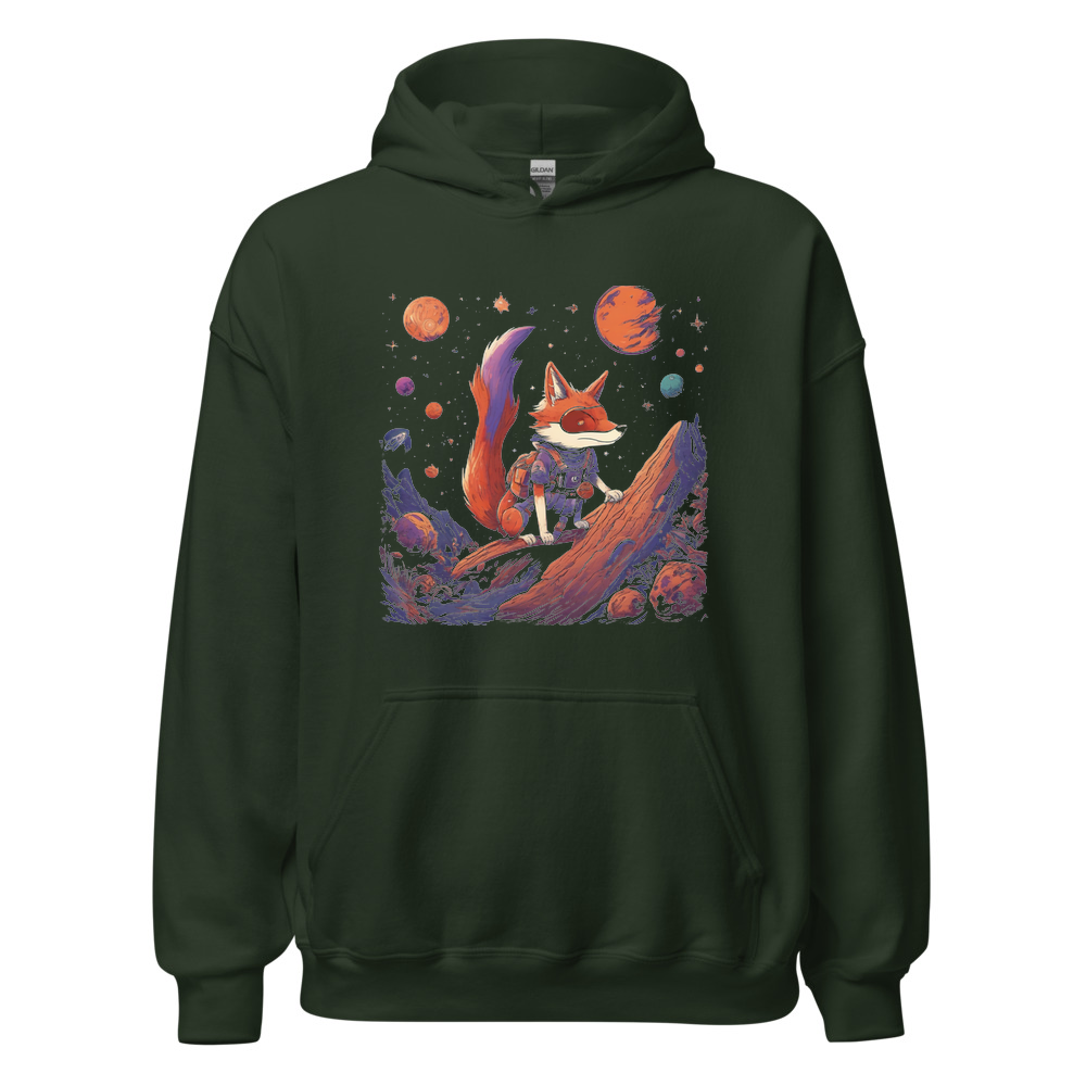 Forest Hoodie with print art