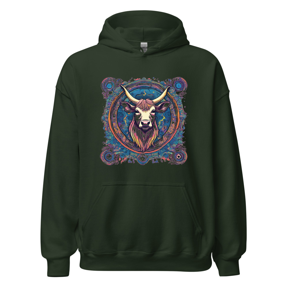 Forest Hoodie with print art