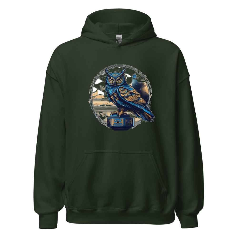 Forest Hoodie with print art