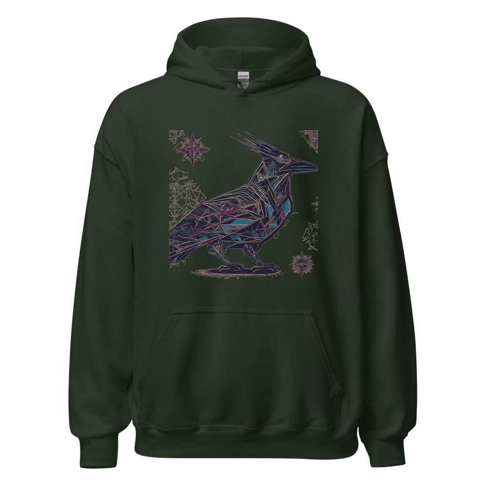 Forest Hoodie with print art